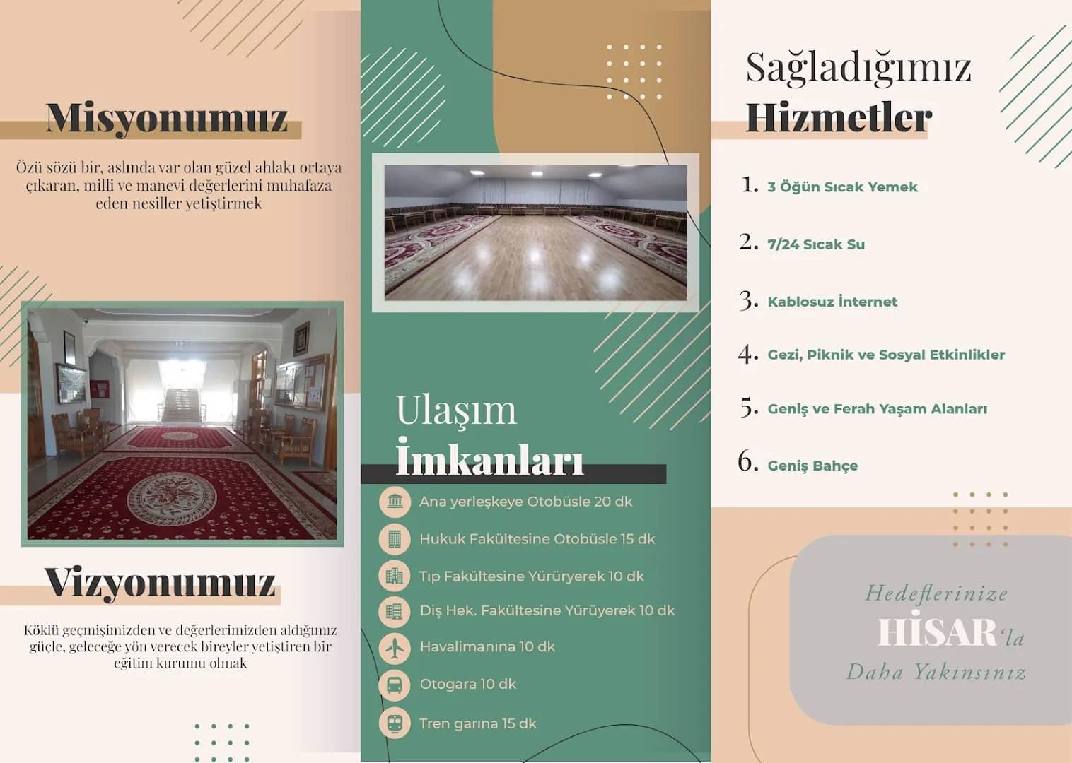 Özel Hisar Yüksek Öğrenim Erkek Öğrenci Yurdu Görsel 5