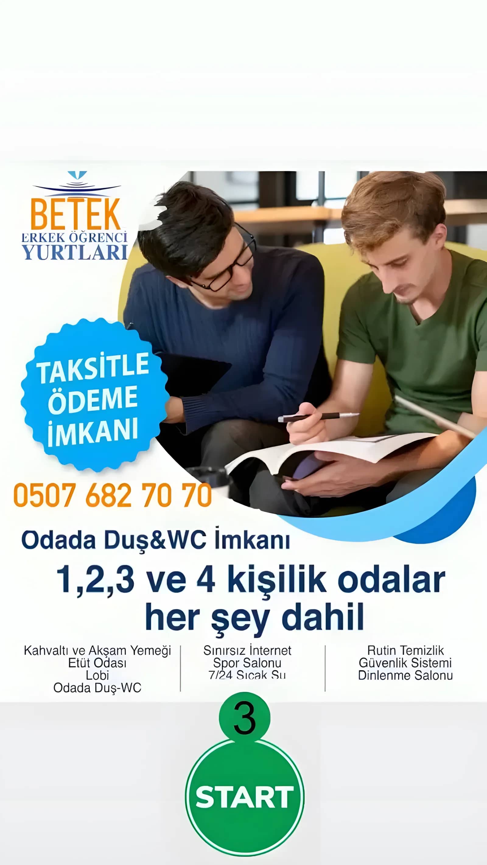 Nazilli Betek Erkek Öğrenci Yurdu Görsel 3