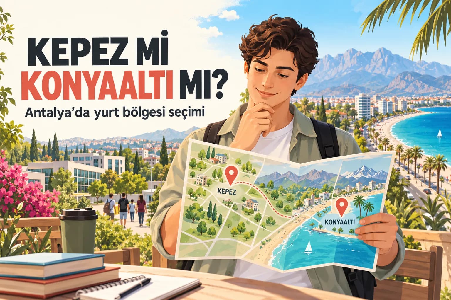 Antalya’da Kepez ve Konyaaltı için öğrenci yurdu bölge karşılaştırması