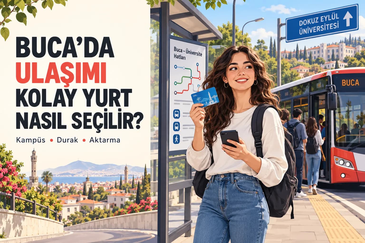 Buca'da Toplu Taşıma ve Kampüse Ulaşımı Kolay Öğrenci Yurdu Nasıl Seçilir?