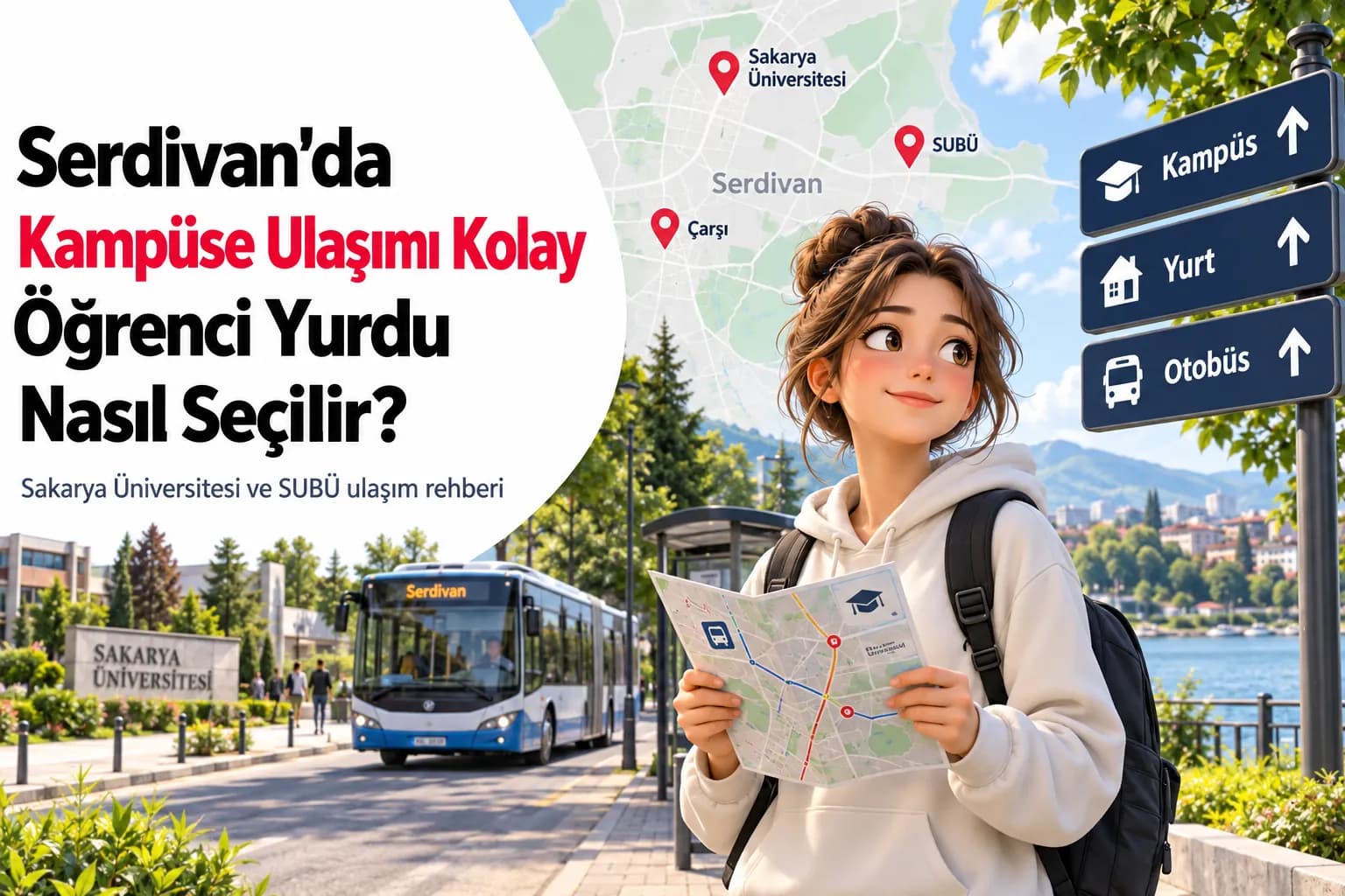 Serdivan'da Kampüse Ulaşımı Kolay Öğrenci Yurdu Nasıl Seçilir?