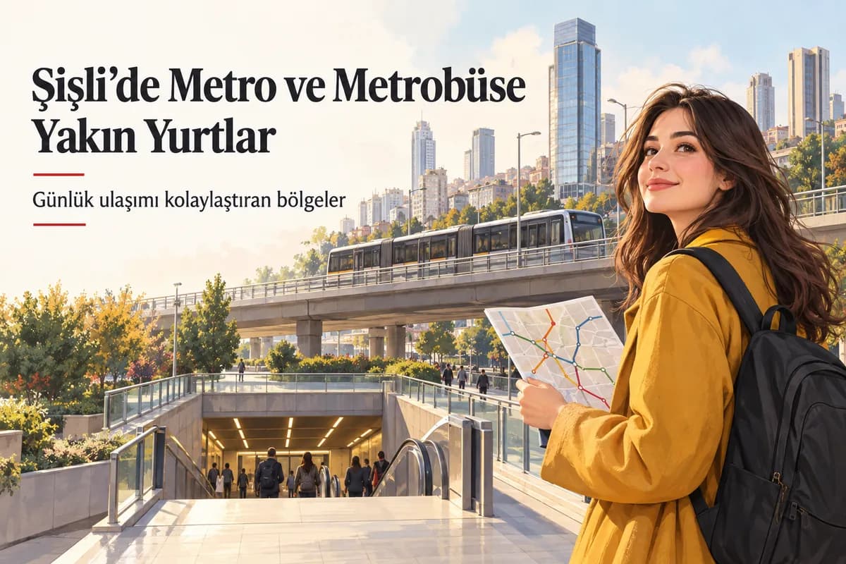Şişli’de metro ve metrobüse yakın öğrenci yurtları rehberi