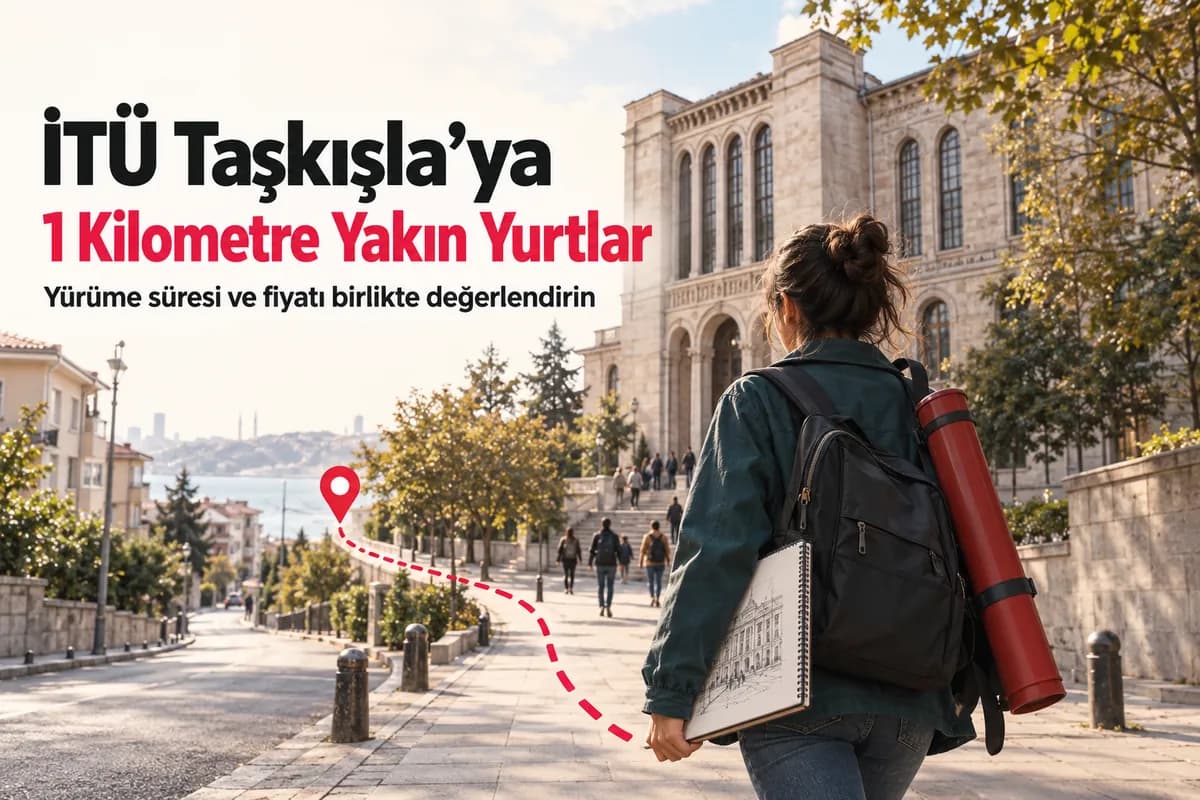 İTÜ Taşkışla Yerleşkesine yakın öğrenci yurtları rehberi
