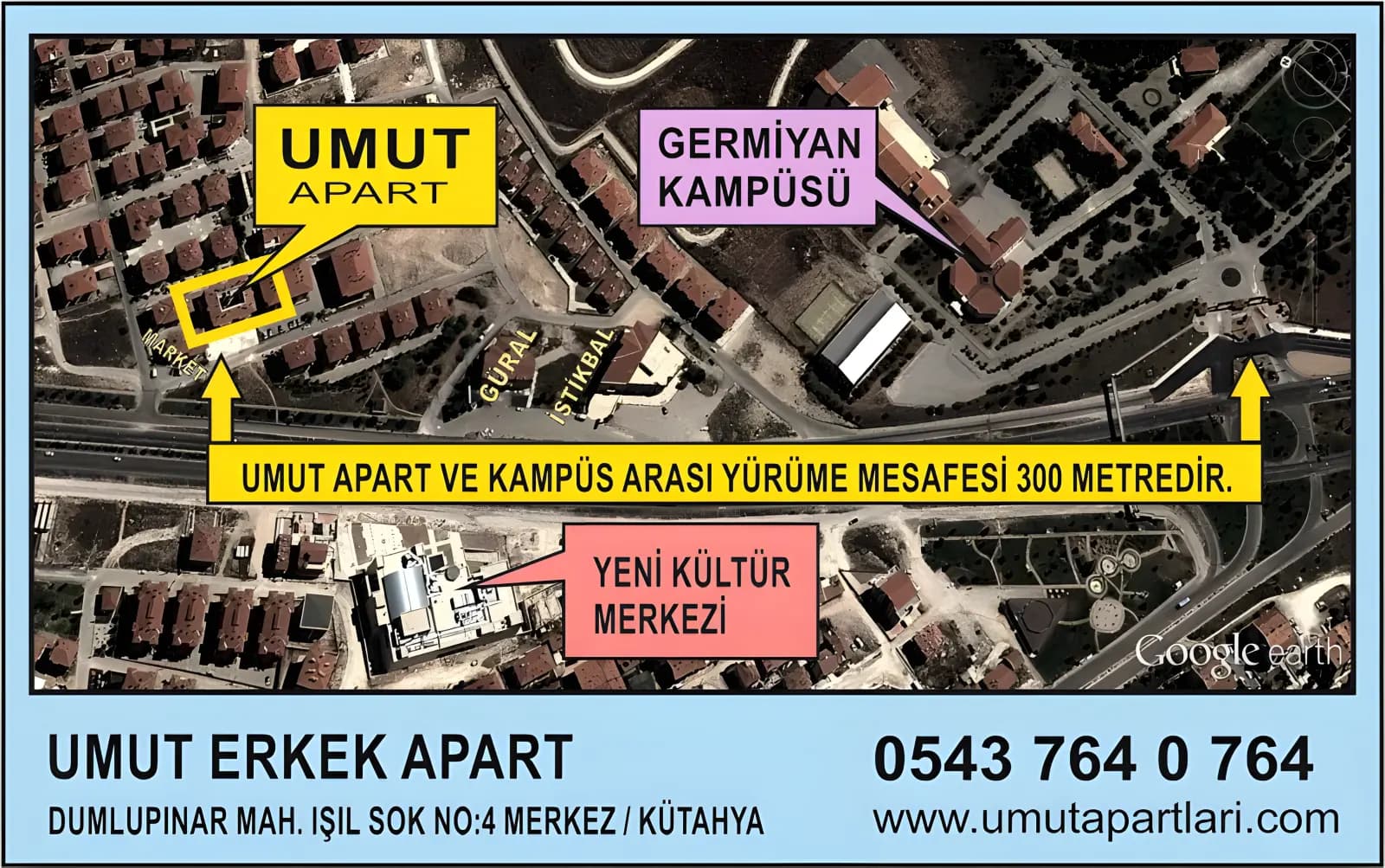 Özel Umut Erkek Öğrenci Apart Küçük Resim 1