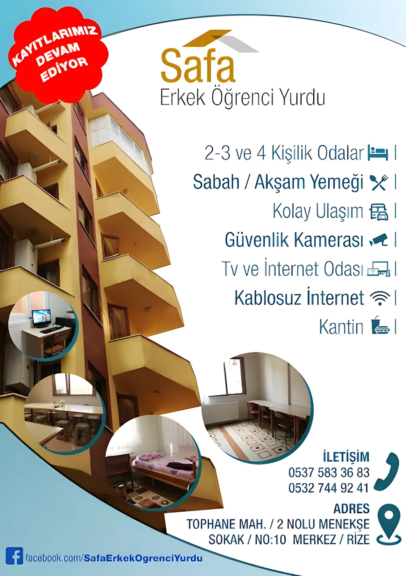 Rize Özel Safa Yükseköğretim Erkek Öğrenci Yurdu Küçük Resim 1