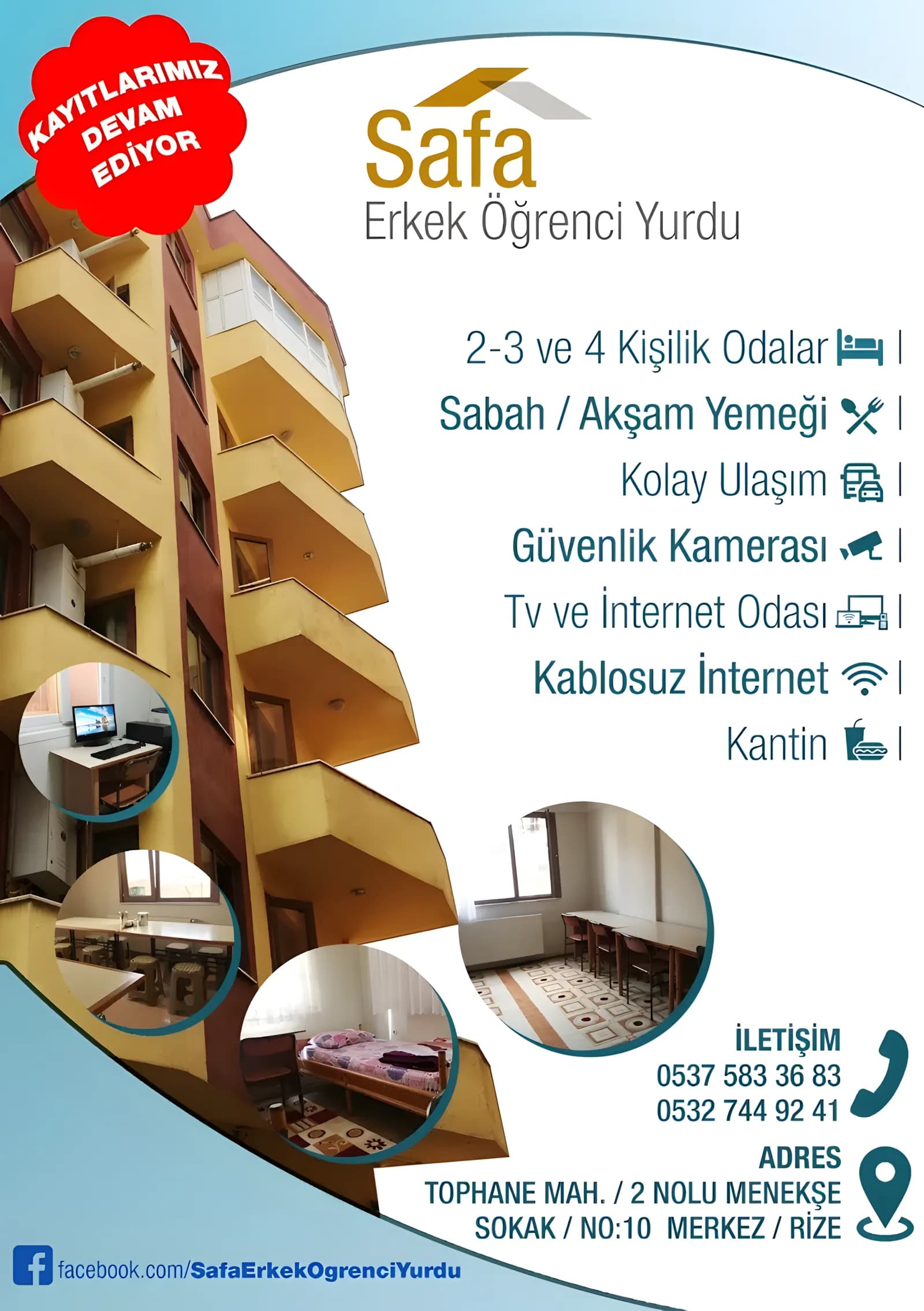 Rize Özel Safa Yükseköğretim Erkek Öğrenci Yurdu Küçük Resim 2