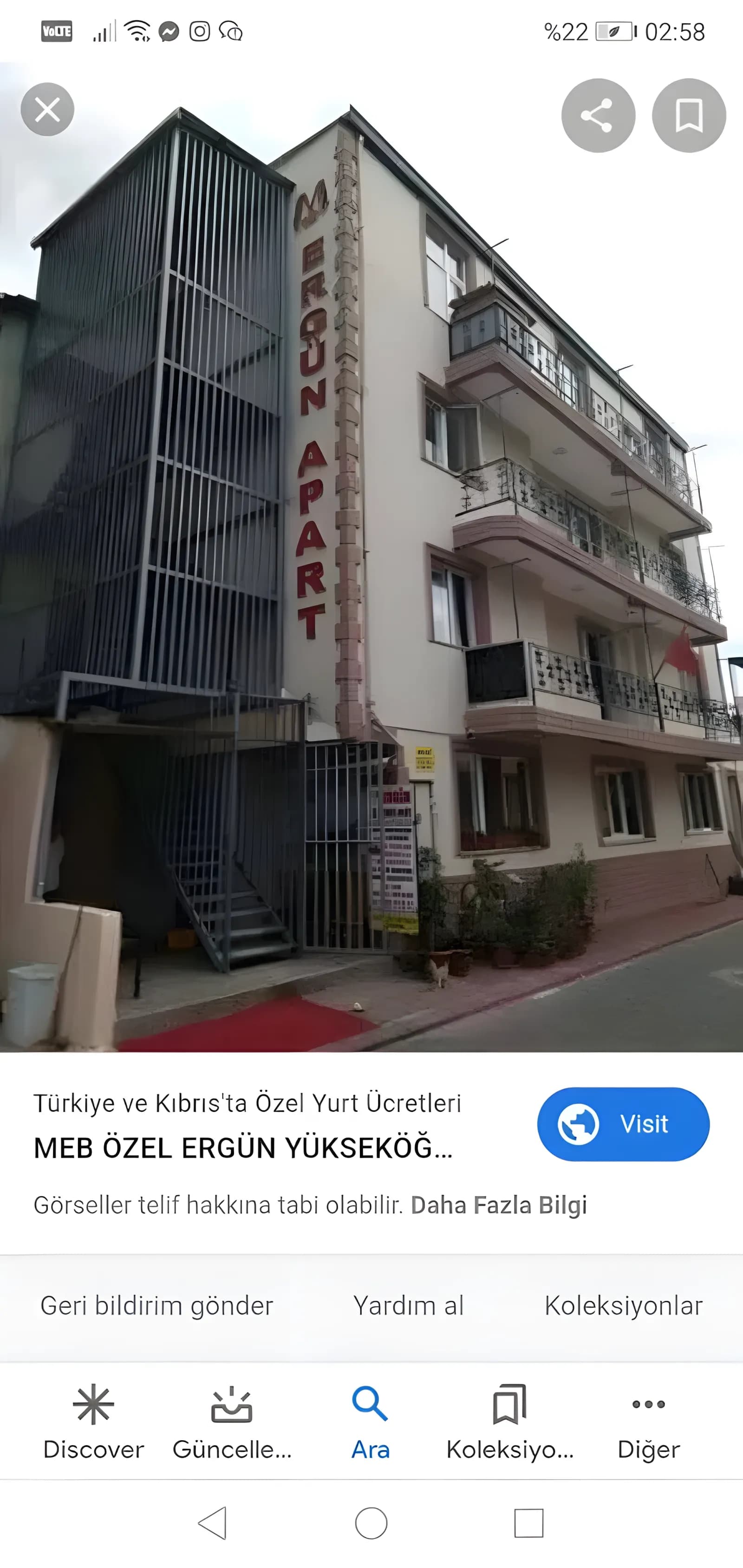 Özel Ergün Yüksek Öğrenim Kız Öğrenci Pansiyonu Küçük Resim 3
