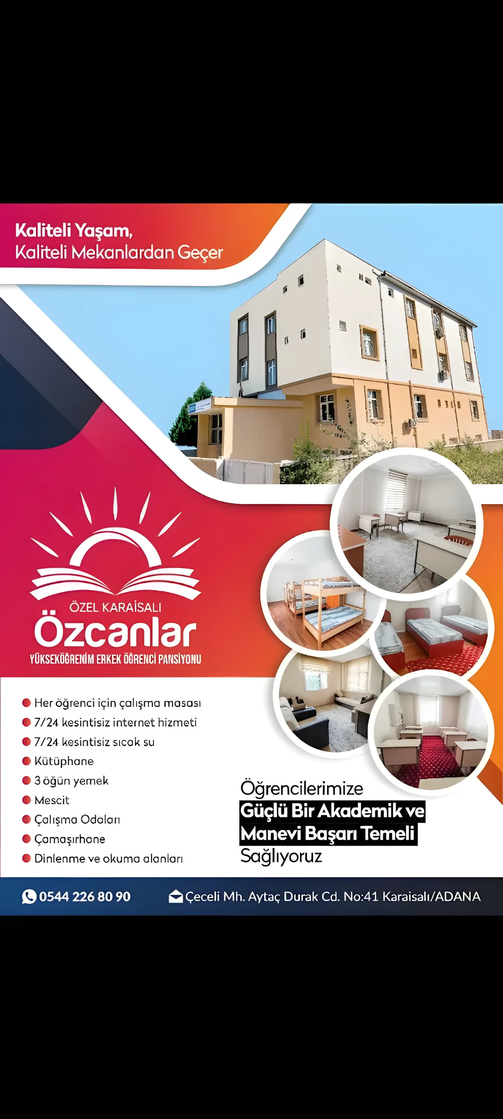 Özel Karaisalı Özcanlar Yükseköğrenim Erkek Öğrenci Yurdu Küçük Resim 4