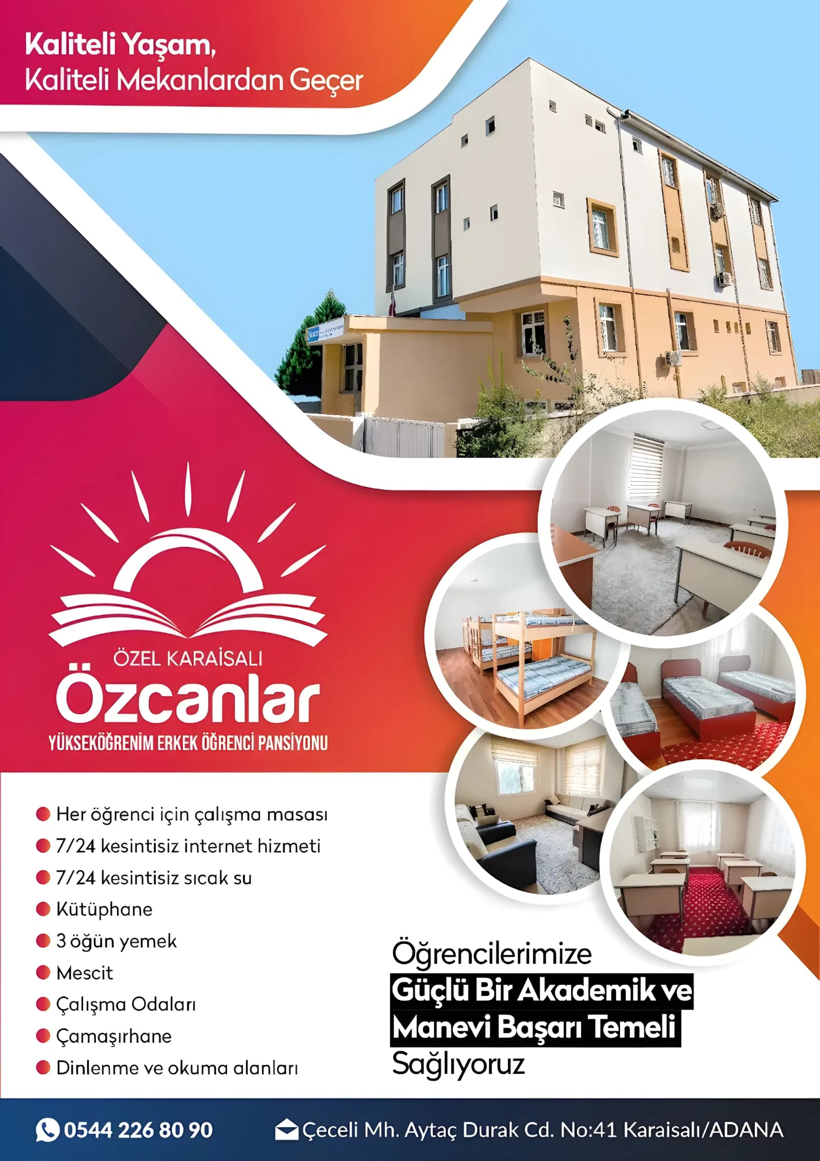 Özel Karaisalı Özcanlar Yükseköğrenim Erkek Öğrenci Yurdu Küçük Resim 5