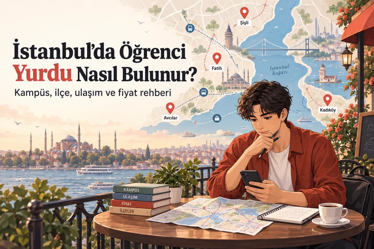 İstanbul’da kampüs, ulaşım ve fiyat odaklı öğrenci yurdu bulma rehberi