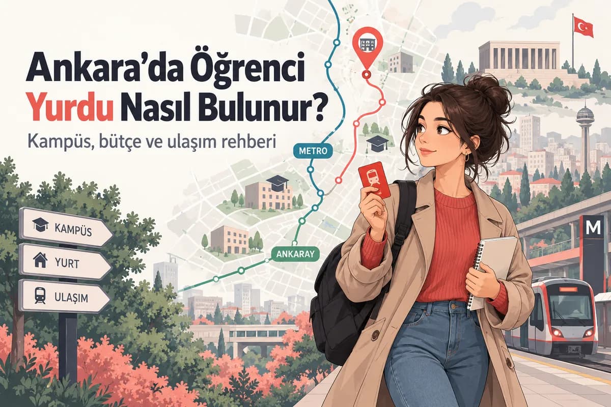 Ankara’da kampüs, bütçe ve ulaşıma göre öğrenci yurdu seçme rehberi