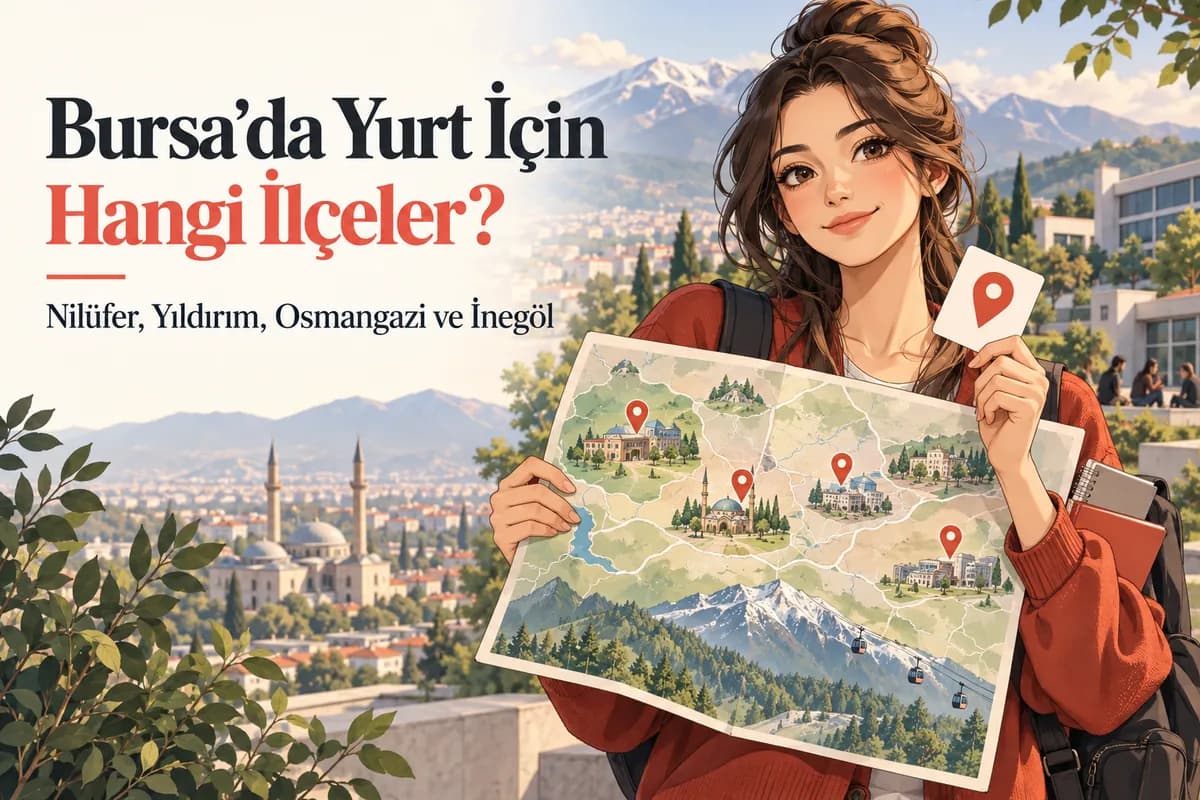 Bursa’da Nilüfer, Yıldırım, Osmangazi ve İnegöl öğrenci yurdu rehberi
