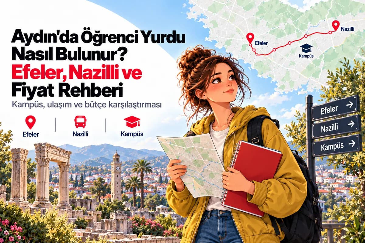 Aydın Efeler ve Nazilli'de öğrenci yurdu bulma rehberi