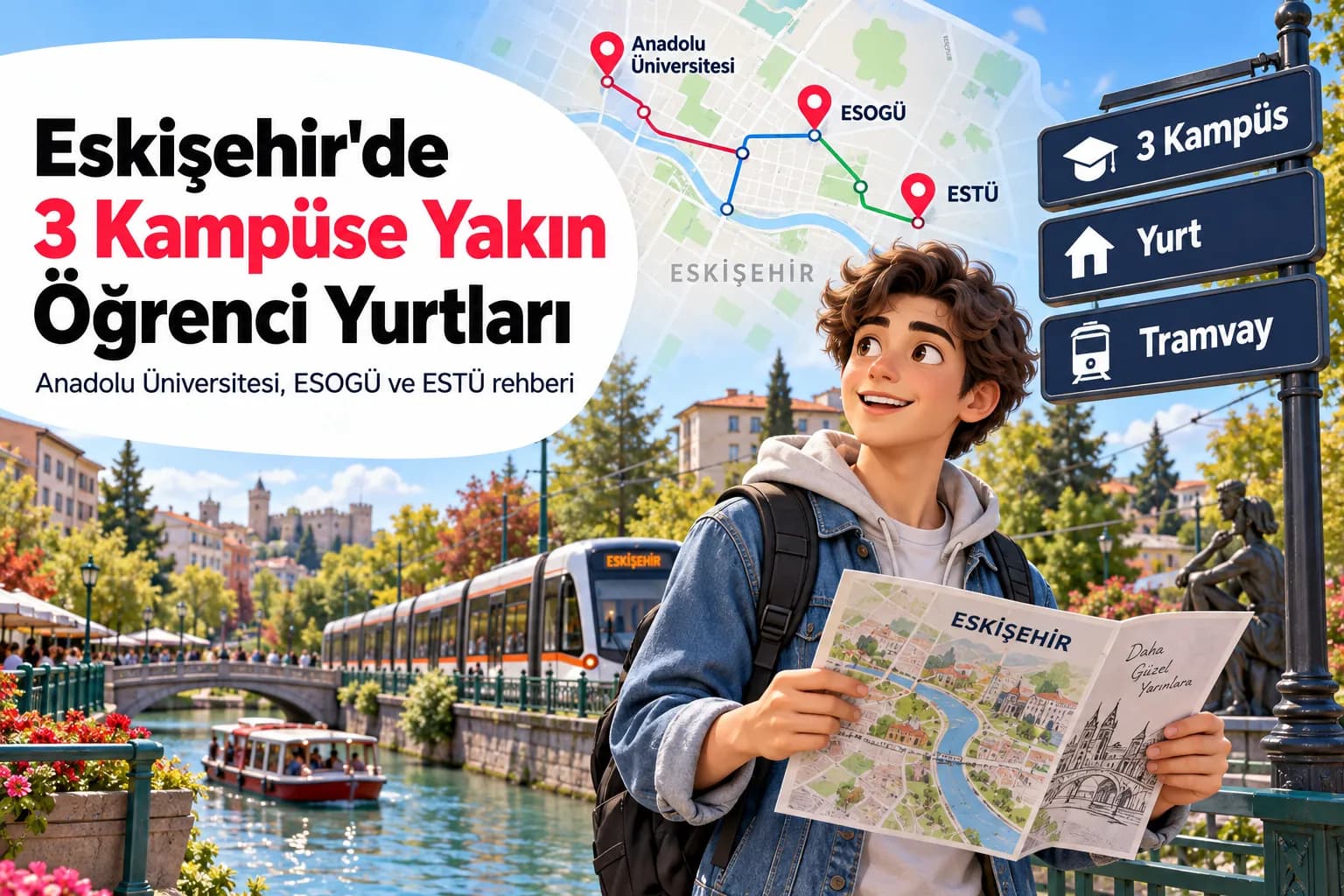 Anadolu Üniversitesi, ESOGÜ ve ESTÜ Kampüslerine Yakın Öğrenci Yurtları