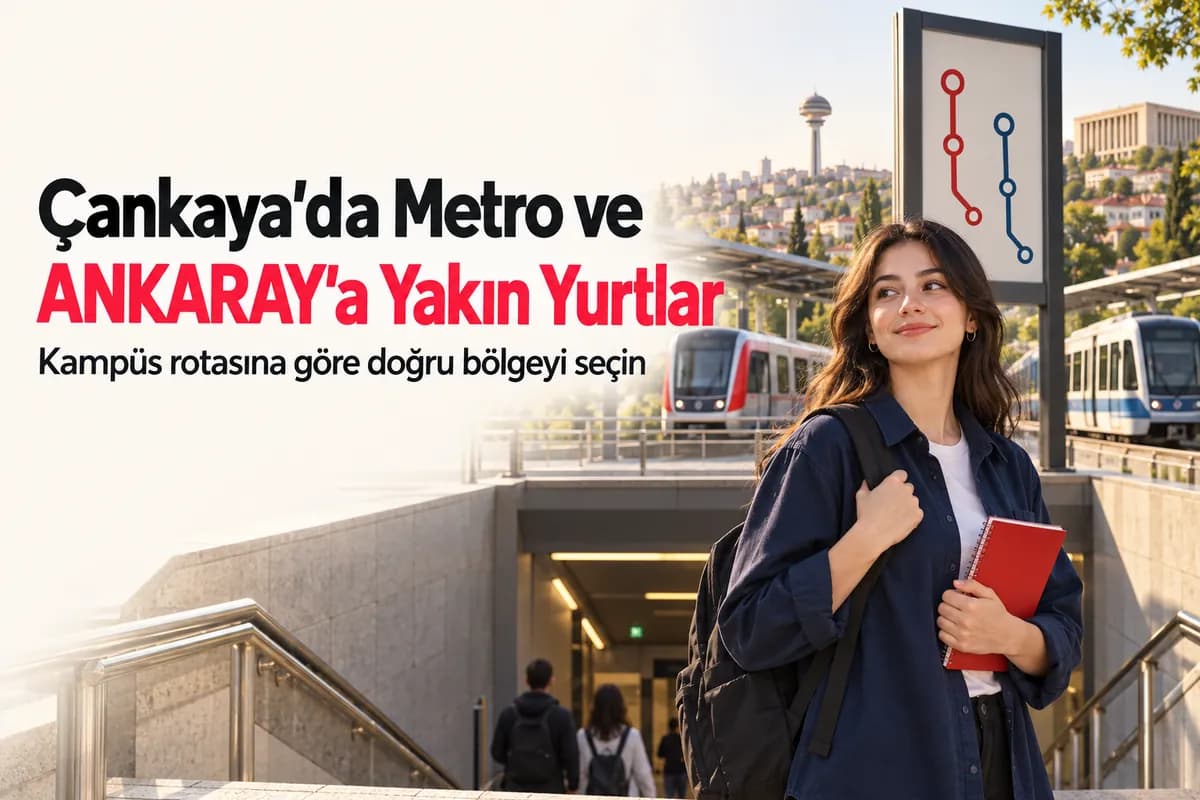 Çankaya’da metro ve ANKARAY’a yakın öğrenci yurtları rehberi