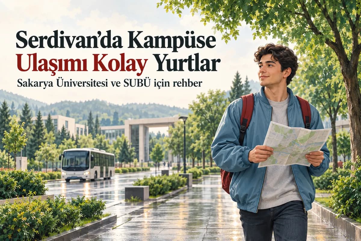 Serdivan’da Sakarya Üniversitesi ve SUBÜ için yurt ulaşım rehberi