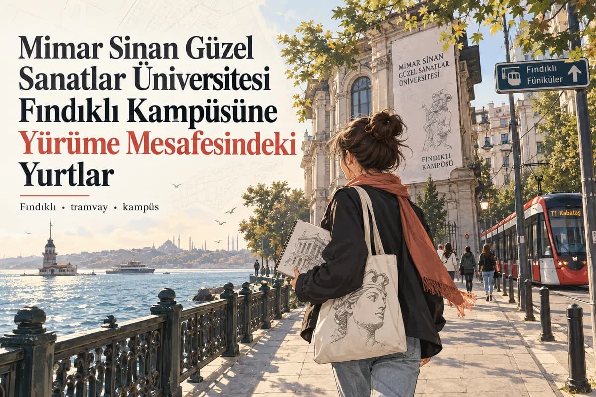 MSGSÜ Fındıklı Kampüsüne yürüme mesafesindeki öğrenci yurtları rehberi