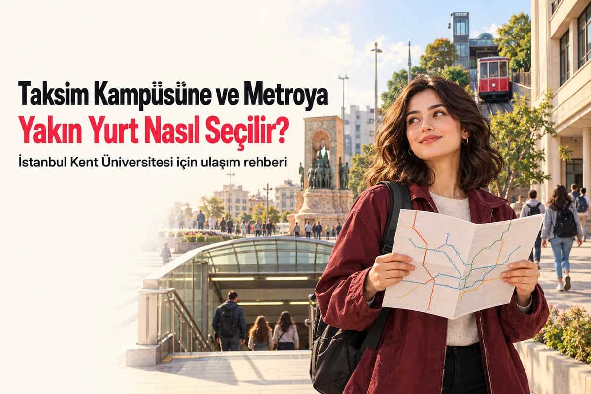 İstanbul Kent Üniversitesi Taksim Kampüsüne yakın yurt rehberi