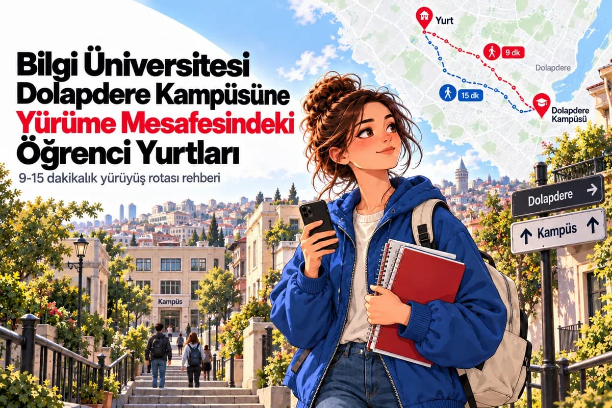 Bilgi Üniversitesi Dolapdere Kampüsüne yürüme mesafesindeki öğrenci yurtları rehberi