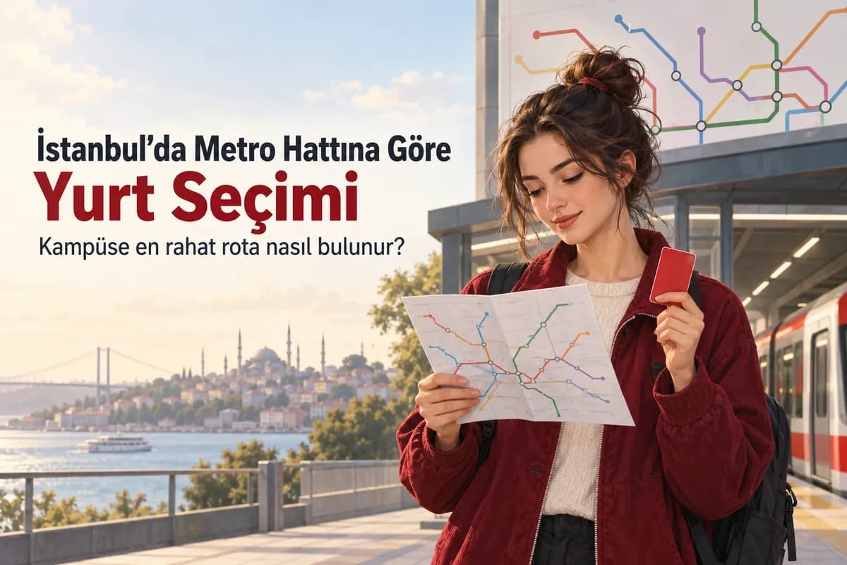İstanbul’da metro hattına göre öğrenci yurdu seçimi rehberi